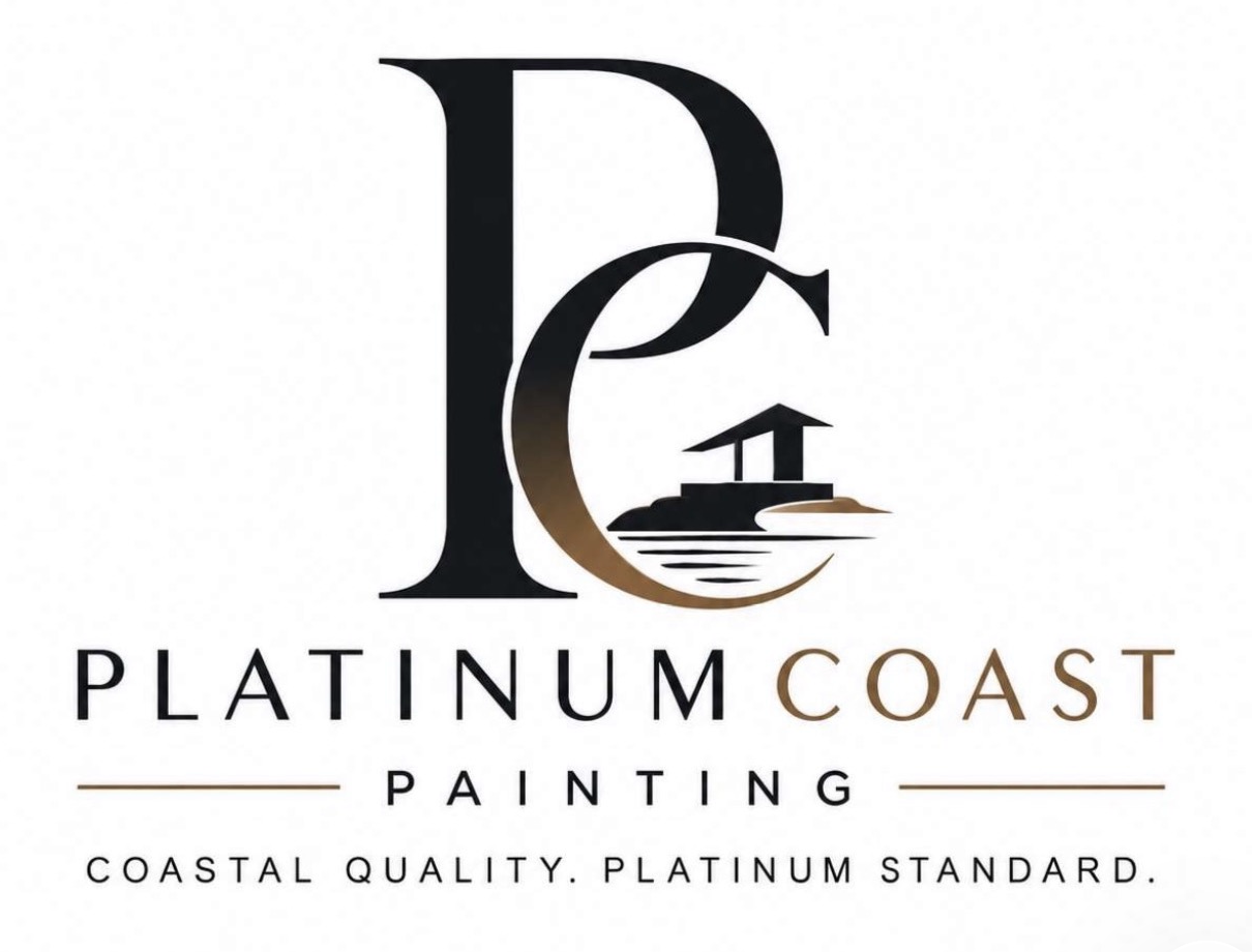 Platinum Coast Painting logo with the tagline Coastal Quality. Platinum Standard.